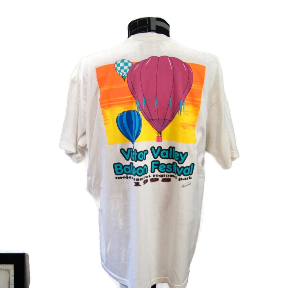 Vintage Victor Valley Balloon Festival 1998 T-Shirt Unisex Mojave Narrows Region